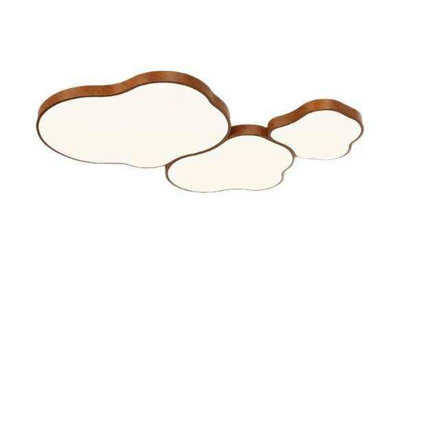 迪格雅北欧简约胡桃木大气客厅主灯创意云朵儿童房卧室护眼吸顶灯,家装灯饰光源,智能吸顶灯,淘宝优惠券,粉丝福利购,淘宝优惠卷