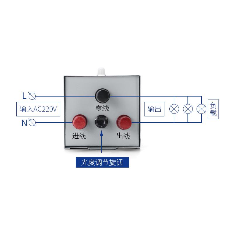 户外光控开关 GUK-81/82/83/84 光感可调全自动路灯控制器人民40A