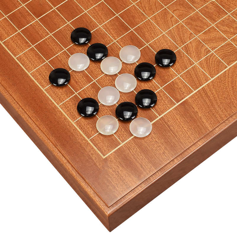 御圣围棋棋盘全实木草花梨木独木37mm厚单面围棋盘面成人高档棋盘