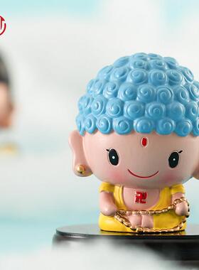 十二生肖守护神摆件文殊菩萨装饰品可爱卡通桌面创意实用小礼物