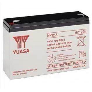 YUASA汤浅蓄电池NP12-6应急照明精密仪器6V12AH报警器/医疗/通讯