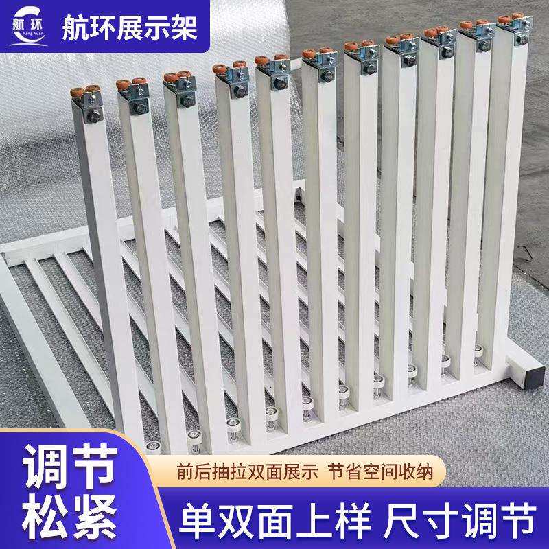 瓷砖展示架小抽拉展架 地板砖样品木板瓷砖展架抽拉旋转瓷砖架子
