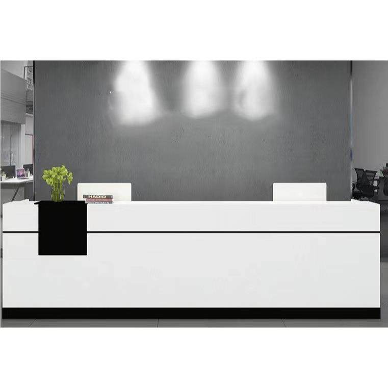 公司台接待美容院台吧台柜桌子简容约现代奶茶sm-QT001店美院吧台