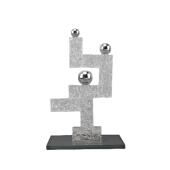 现代0304简约轻奢水晶几何体星球摆件间厅样卧室客厅玄关餐板家居