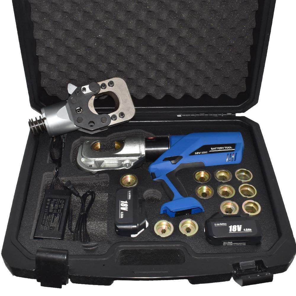 电动液压工具电缆剪压接钳16-400带数显剪切切割可换接EC-400B-55