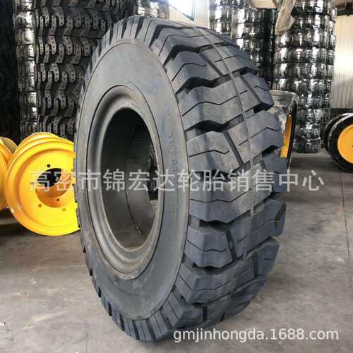 前四后八自卸车900/1000/1100/1200R20 -20 实心轮胎含钢圈
