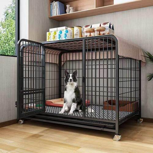 狗笼子宠物中型大型犬家用室内分离带厕所边境牧羊犬金毛比熊小型