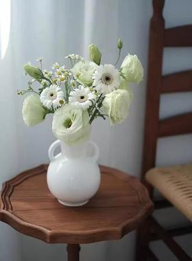 法式复古设计感沙发边几美家式实木几客厅用装饰摆80931件床头茶