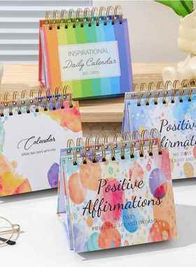 2026 English Desk Calendar Creative Inspirational Desktop