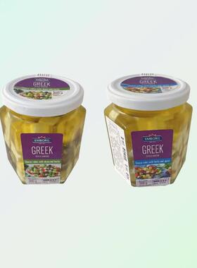 德国艾堡牌希腊油浸干酪草本口味即食沙拉面包发达橄榄草本奶酪