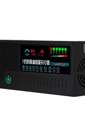 雅迪专用智能修复数显电动车充电器48V60V72伏圆针接口Y型接口通