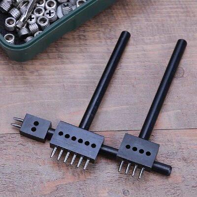 3pcs Leather Craft Prong Polished Handle Carving Art Tools