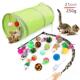 Shape Balls Play Toys Tunne Kitten Mouse Cat Pets Foldable