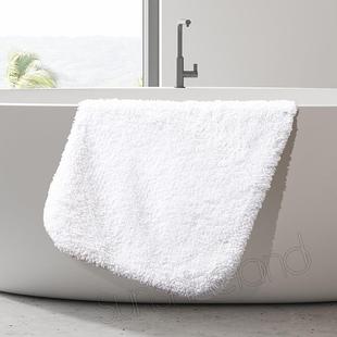 酒店地巾可机洗加厚簇绒卫生间门口防滑脚垫浴缸长毛秒吸水垫柔软