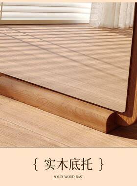 实挂木镜全身镜子落地镜家用女生卧室QDQ衣镜穿试服装店衣镜墙大