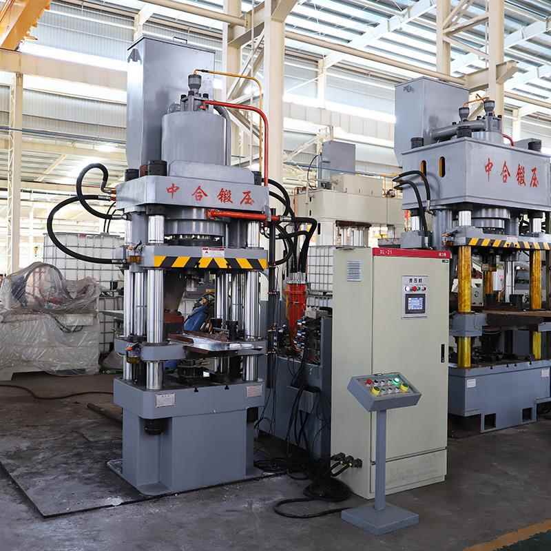 定制315吨粉末成型用四柱液压机315t氧化钠压块柱伺服油压机