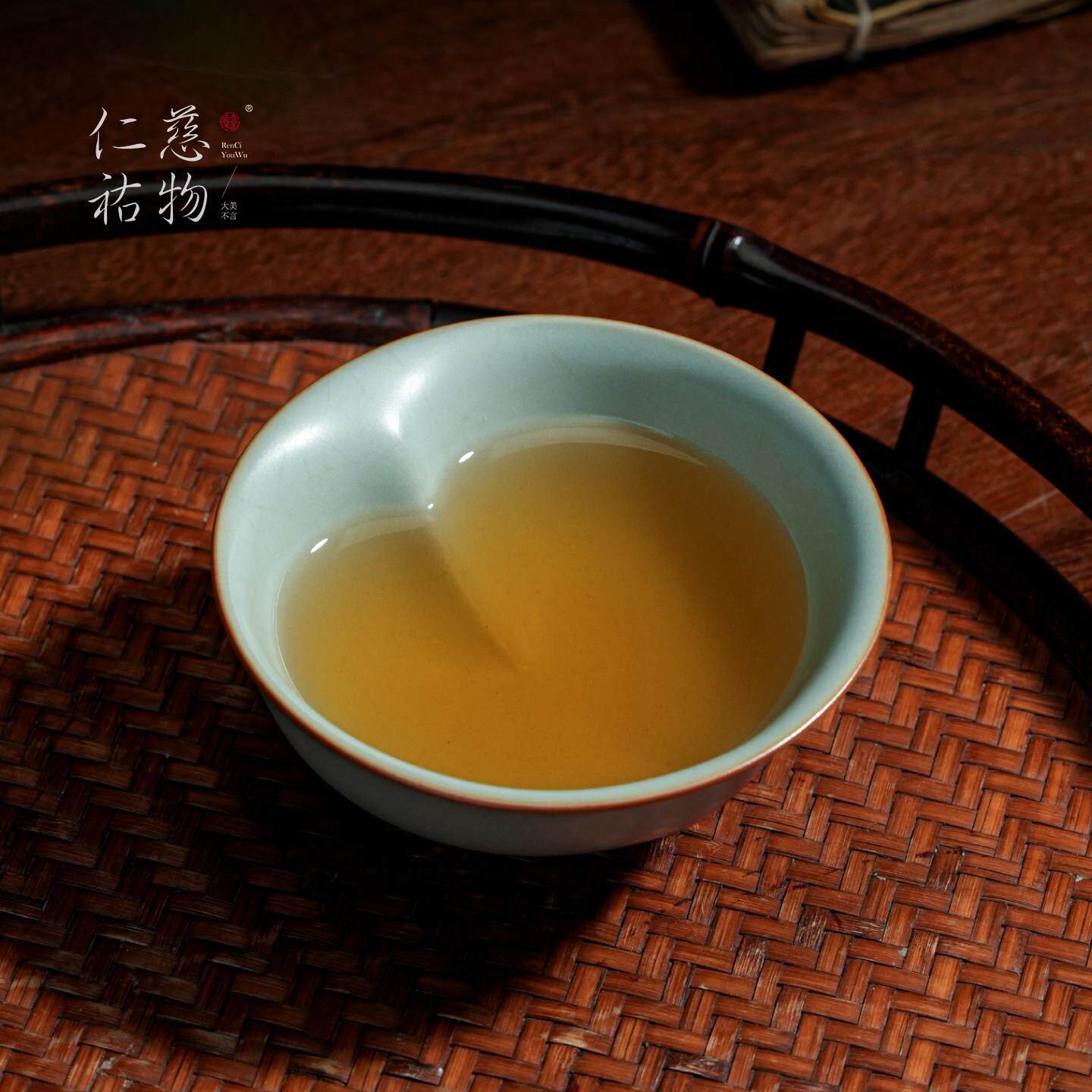 开片汝瓷功夫茶杯中式复古主人杯青瓷冰裂釉茶具