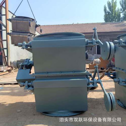 重锤式翻板阀层双层料仓卸灰阀门重力式锁气卸料翻板阀现货