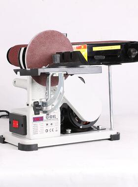 供应木工机械磨砂带开打机小型电动抛光机台式定VQP角刀磨刃机