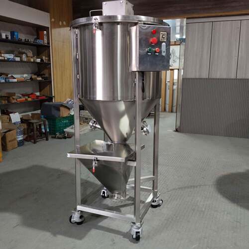 300KG立式变频片状搅拌机加热不锈钢颗粒