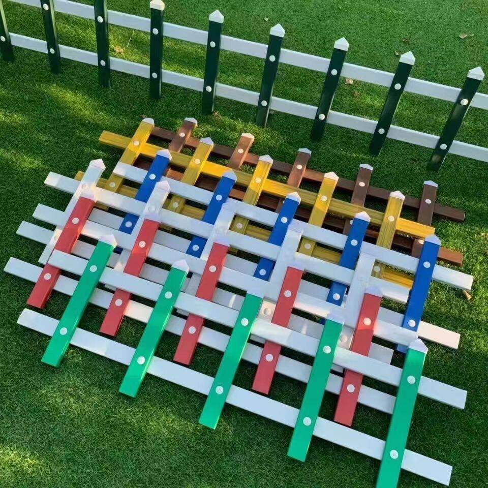 厂家直销Pvc草坪护栏花园绿化带围栏幼儿园隔离菜地围栏庭院围栏