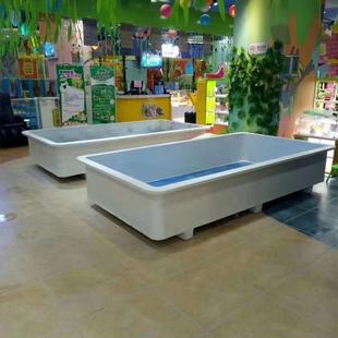 外养殖VOZ鱼池大型玻璃钢环水系统储水循玻璃钢水池槽户玻纤