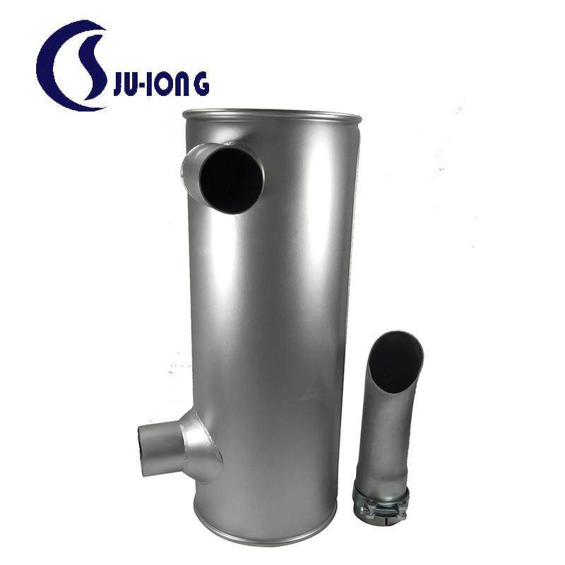 卡特E320消声器厂家直供挖掘机消音器挖掘机配件挖掘机排气管烟通