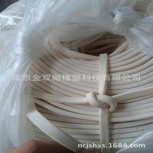 硅胶发泡条 硅胶海绵条 密封发泡硅胶条 白色硅胶方条 整盘出售