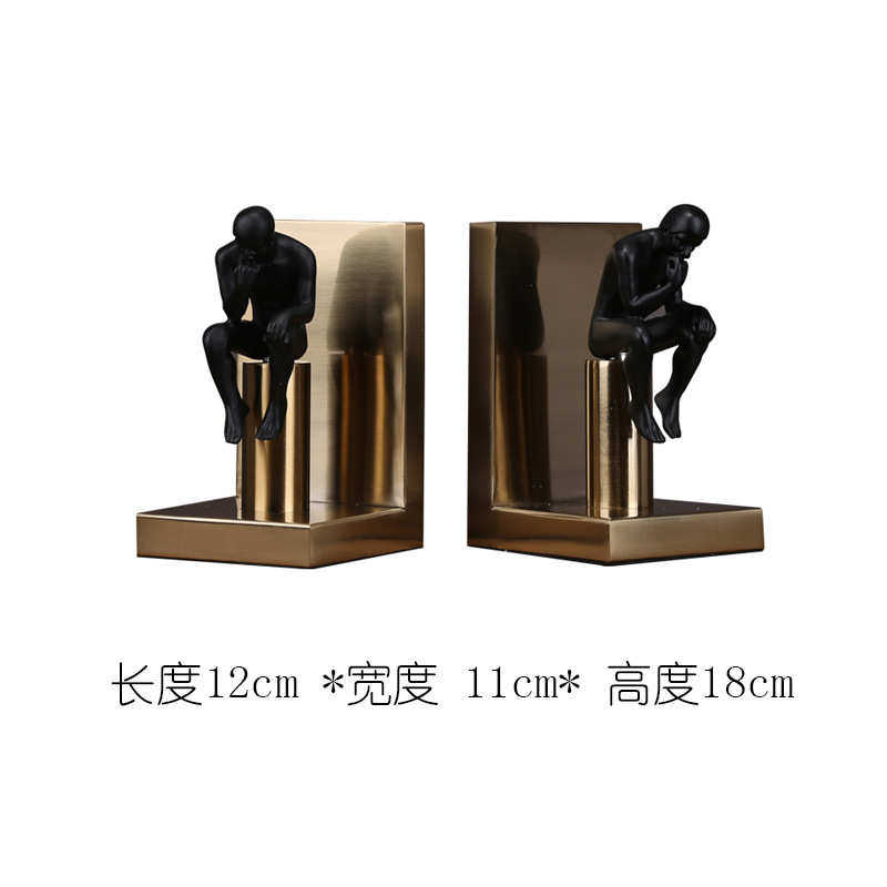 厂家简约现代书房古铜色金属摆件立书靠创意摆件家居摆设人物书挡,特色手工艺,其他特色工艺品,淘宝优惠券,粉丝福利购,淘宝优惠卷