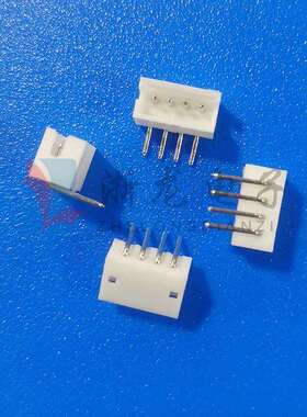 接插件ZH1.5-4P弯插端子1.5-4AW弯针座 90度条形连接器 1000只