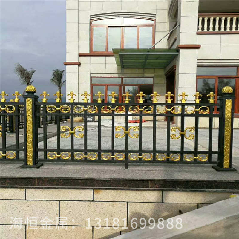 户外雕花 铝合金护栏花园农村围栏小区庭院铝护栏阳台 艺别墅栅栏