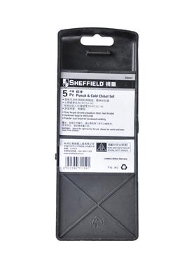 SHEFFIELD/钢盾 S080002 5件套样冲中心冲钎头钳工钻孔工具