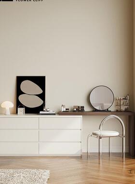 代很像实木梳妆化斗柜一体卧室简约现收纳柜床PZX台尾伸缩妆桌