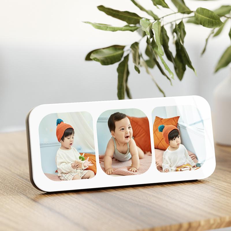 水晶相框相框摆台DIY亲子装饰画