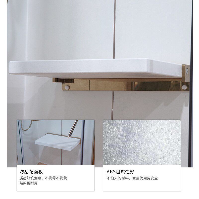 新供应淋浴房蒸汽房可折叠式不锈钢淋浴椅TX-116N-UPL