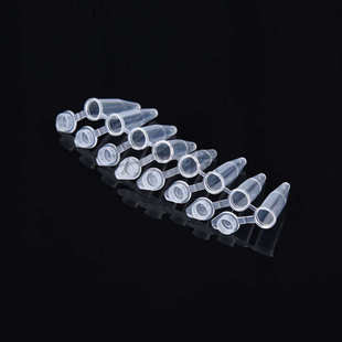 盒装 盒带盖八联管 八连管批发实验室耗材加工0.2ml8连PCR管125套