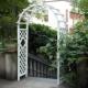 庭木院防腐实拱园门林木栅栏拱门ZGM木实制拱形碳化木拱门