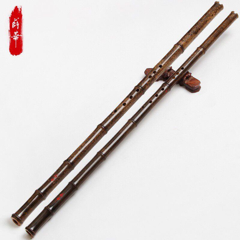 薛华正品手工洞箫专业演奏箫一节紫竹箫古风素箫GFE调八孔六孔萧