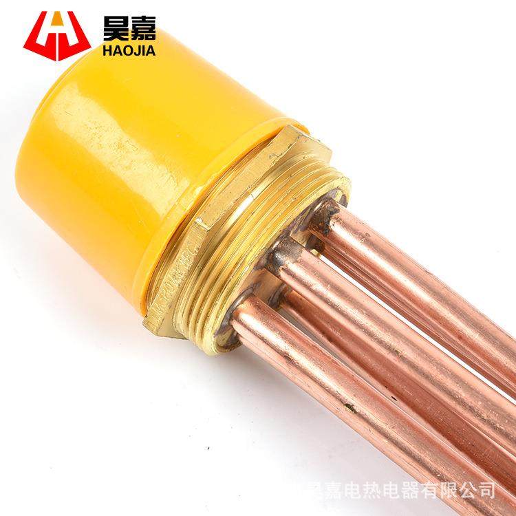 铜加棒DN54热DN50-全00/空气能水箱电加热管工业大功率380V220V6/