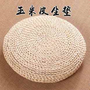 拜垫打坐垫草席子蒲团坐垫草编玉米皮圆形农家坐墩草垫子铺团地垫
