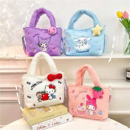 Sanrio Hello Kitty Plush Bag Kawaii Kuromi My Melody Cute