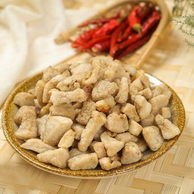 央妈推荐新鲜香酥猪油渣原味水饺包子馅炒菜年货适合零食全肥商用