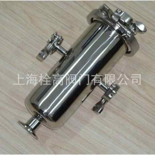 AS7卫生级不锈钢汽水分离器 卡箍快装式不锈钢卫生级汽水分离器