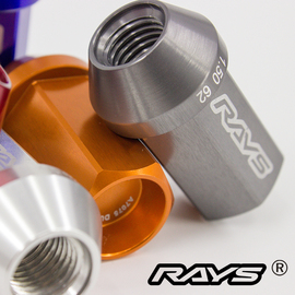 rays锻造螺丝汽车改装轮毂螺丝帽盖加长螺杆，防盗轮胎螺母螺栓套筒