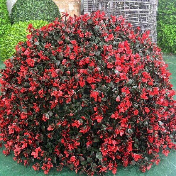 红吉祥草草球装饰米兰草球户外绿植井盖遮挡装饰品绿植球仿真绿植