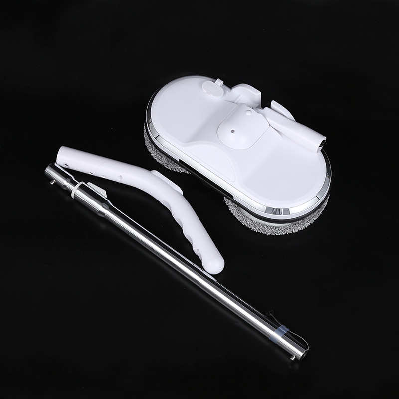 批发定制家用一键式开启懒人拖把多种地面适用LED可照亮电动拖把