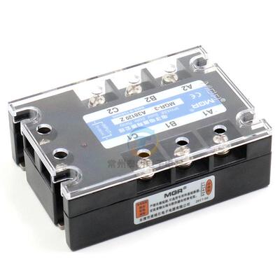美格尔MGR三相380v固态继电器交流控交流MGR-3 A38120Z 380V 120A