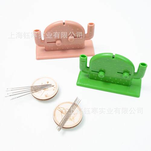 外贸双头仙人掌切线器穿针器双头创意引线器缝纫配件