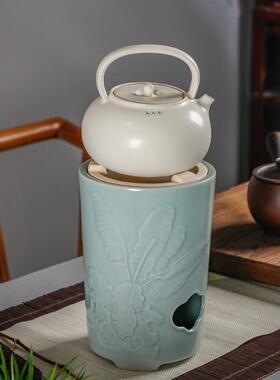 茶围套装碳火煮炉家用室内煮茶号炉冬季取80640炉暖炉小烧烤炭炉