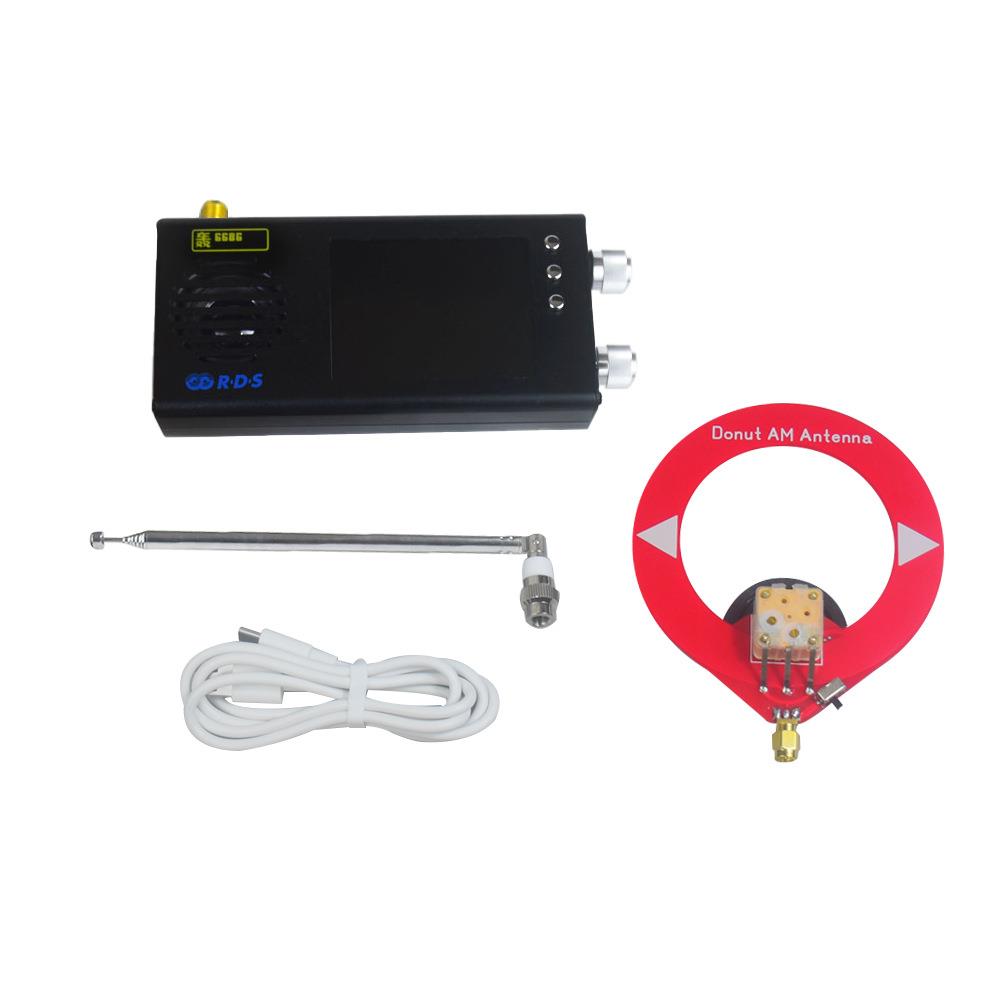 新款TEF6686 3.2寸显示屏 全波段 FM/MW/短波 HF/LW 无线电接收器